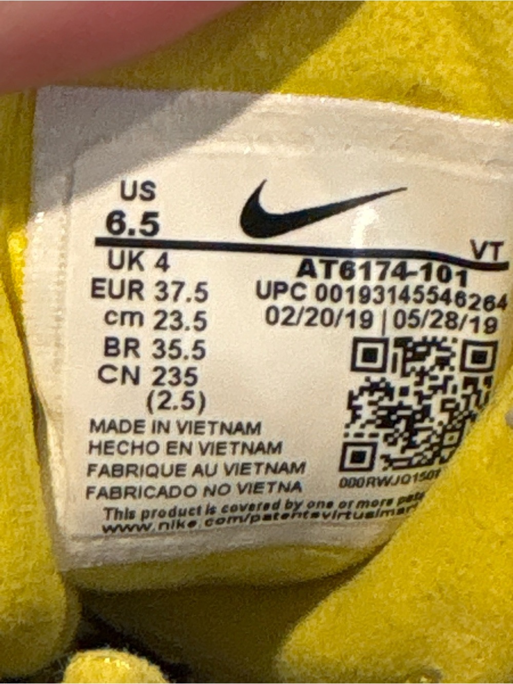Nike Air Max 270 React Shoes Multicolor 2019 AT6174-101 Sneakers Women Size 6.5 - Picture 11 of 11